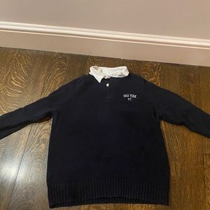 Brandy Melville ny knit collared top